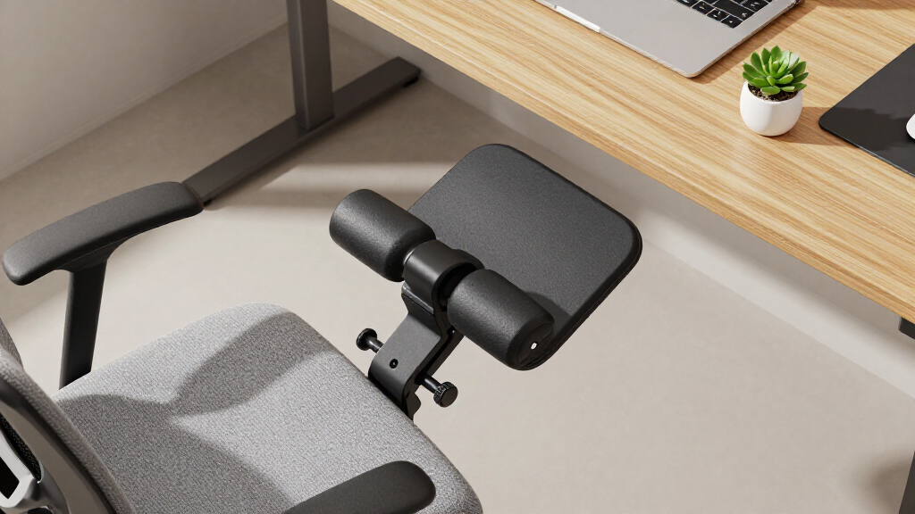 ergonomic footrests under desk