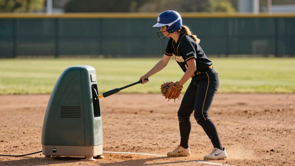 pitching machines for high school softball training