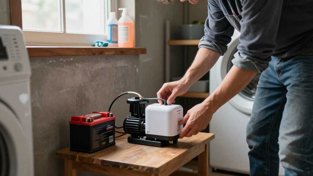 sump pump battery backup for basement