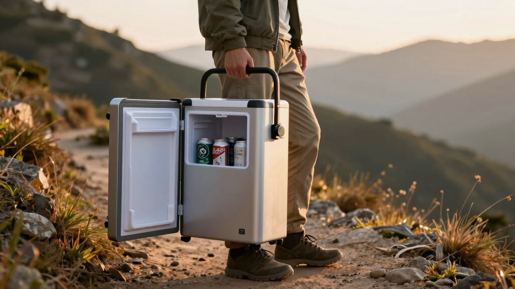 best wheeled portable fridge for fan travel