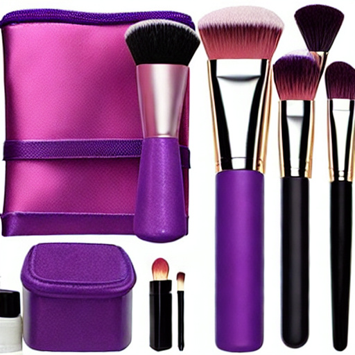 Kids Makeup Kit for Girl - 2 in 1 Kids Washable Makeup Toys & Nail Art Kit with Nail Dryer and Storage Case, Real Girl Makeup Set Birthday Gifts Toys for 3 -12 Year Old Girls, Purple - Image 1
