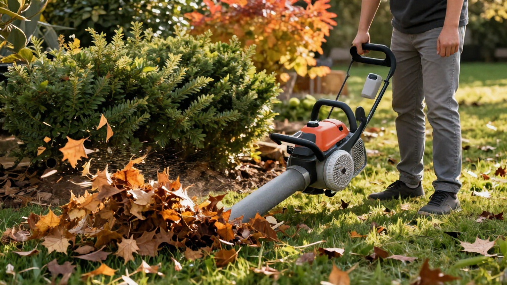 gas leaf blowers