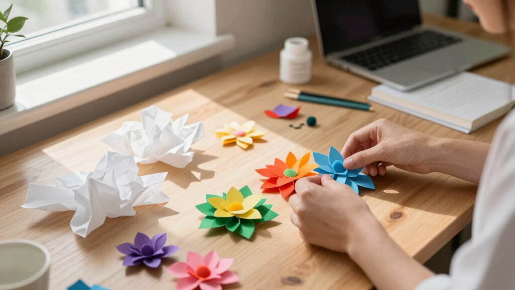 tissue paper art