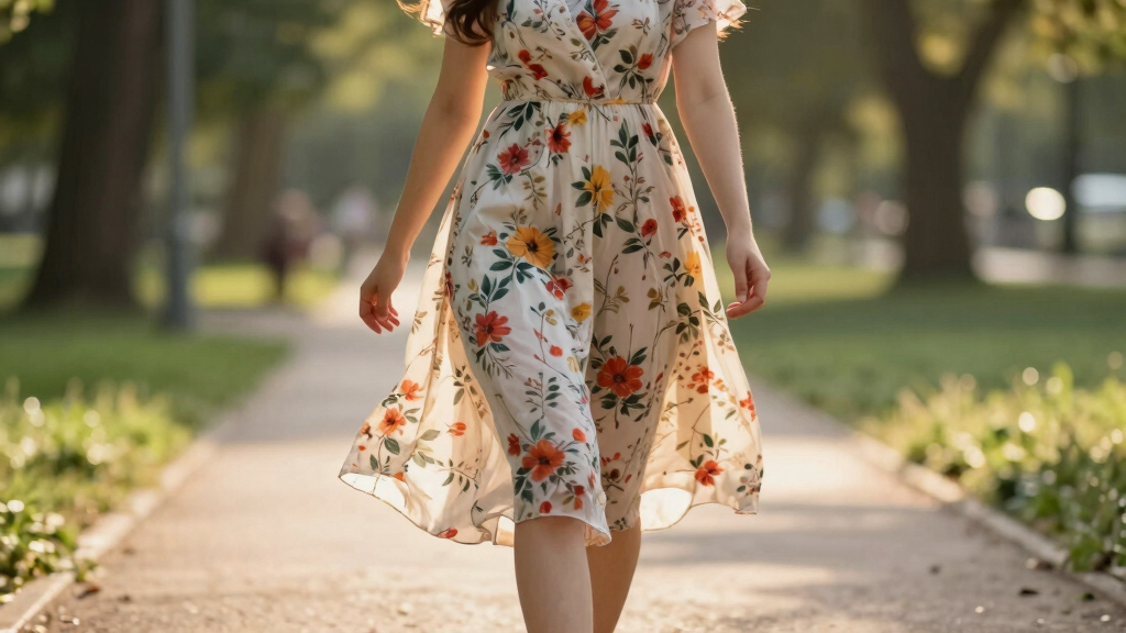 lightweight floral print dresses