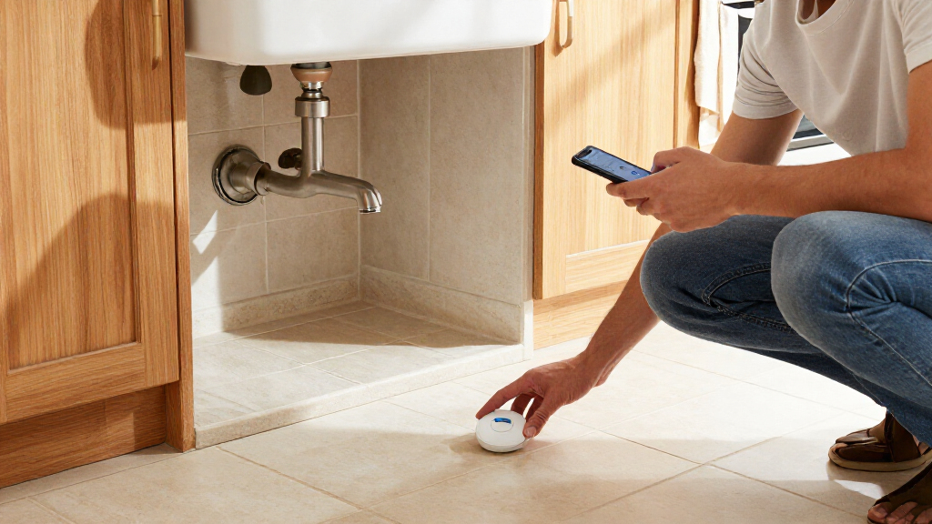smart home leak detectors