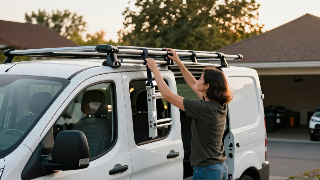 Ford Transit cargo van roof racks