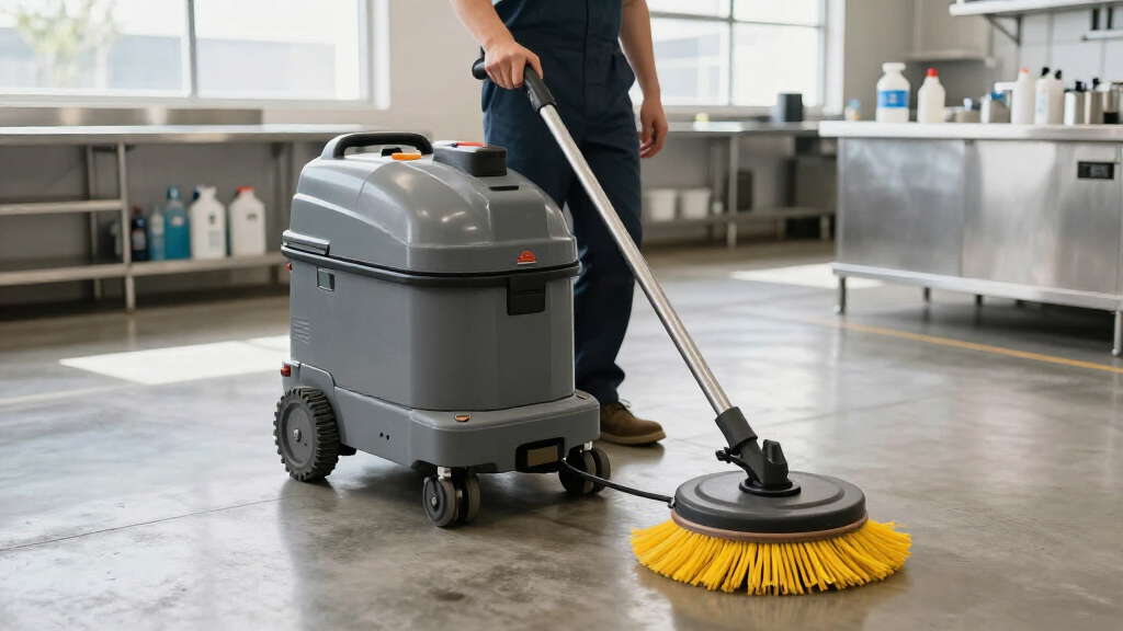 best industrial floor scrubber