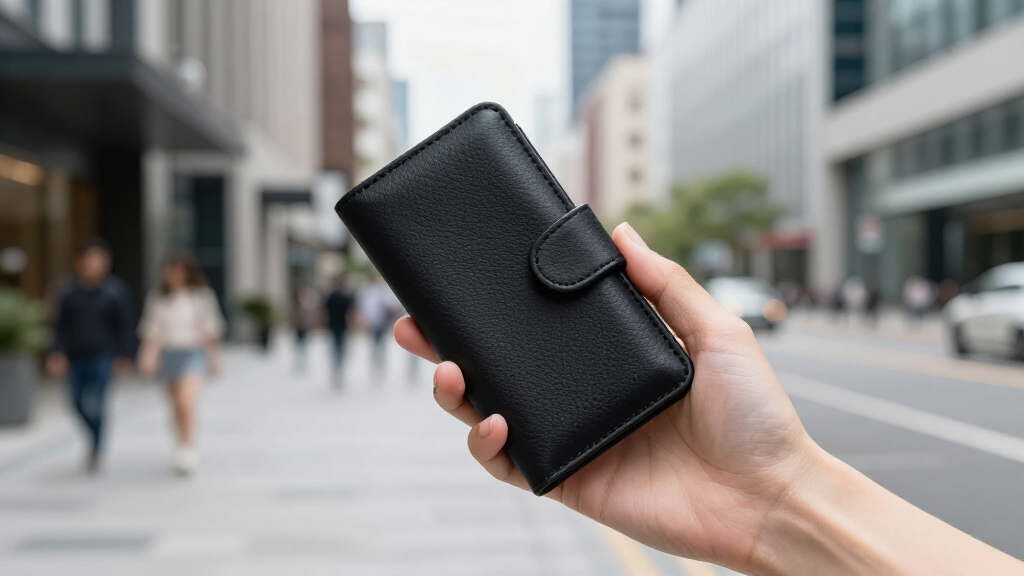 vegan leather smart wallets for minimal carry
