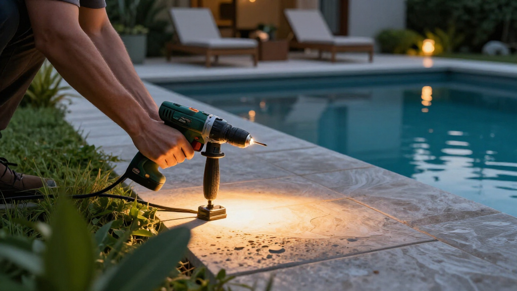 low voltage landscape lighting for pool areas