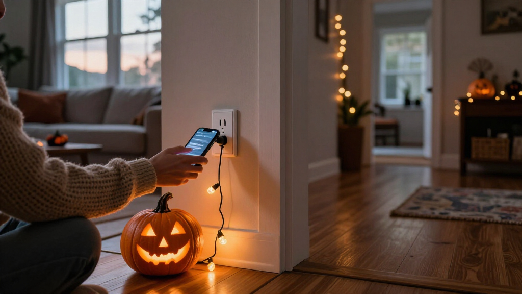 smart plugs for Halloween decorations