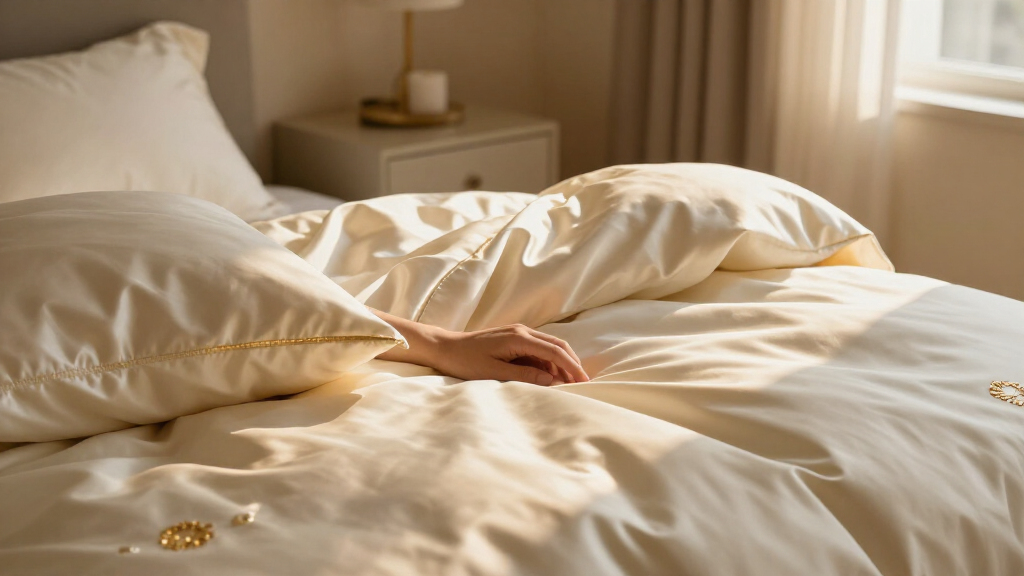 luxury bedding for better sleep