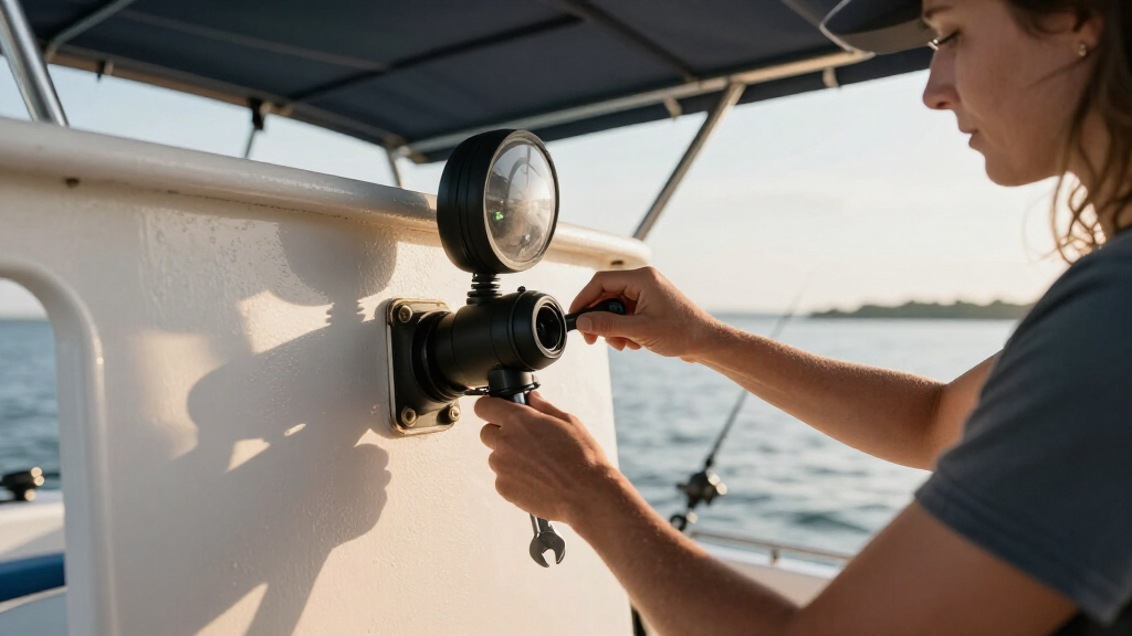 thru hull sonar transducer