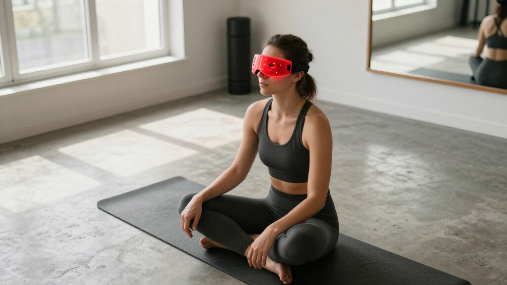 red led mask light therapy