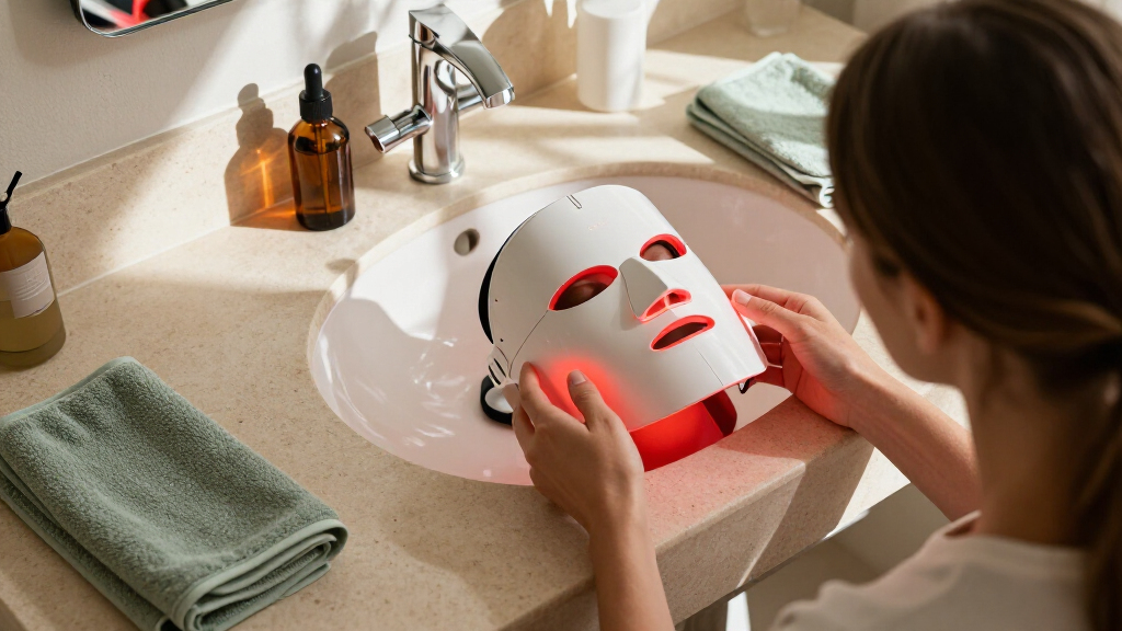 red light therapy face masks