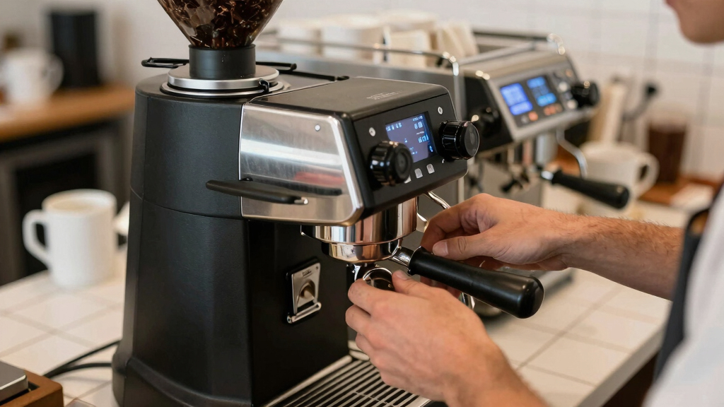 best espresso grinder with timed dosing and memory