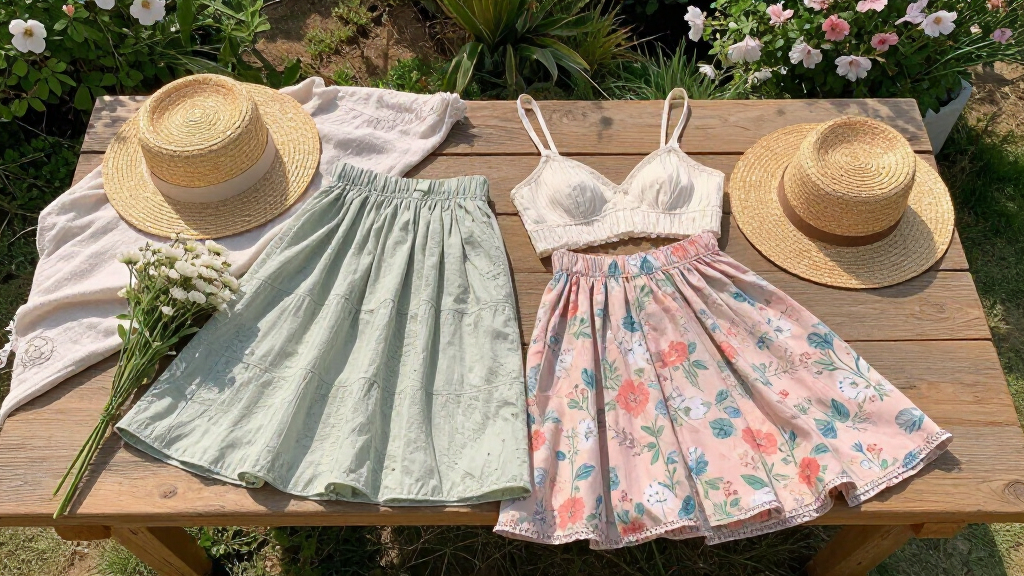 best spring skirts and bralettes