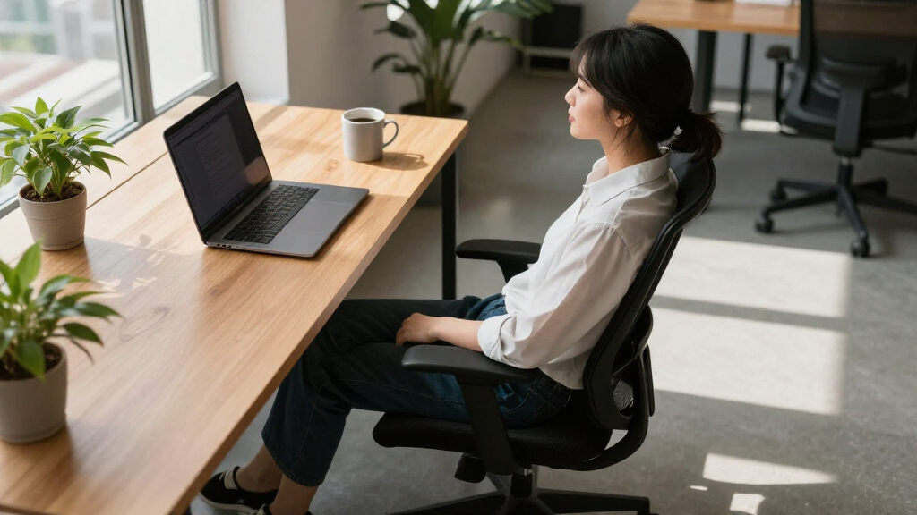 Ergonomic office chair for shared office