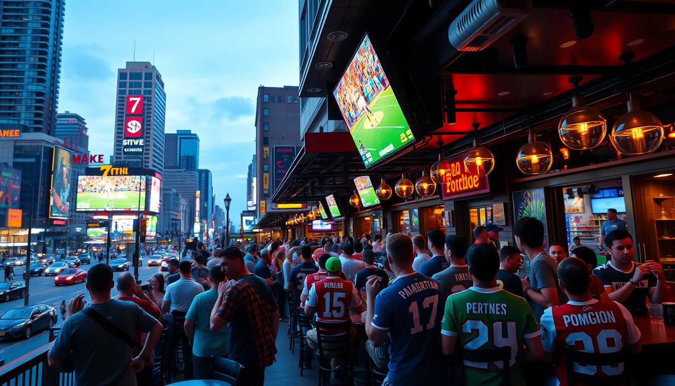 Top Spots to Catch the Excitement of Sports Near 7th Ave
