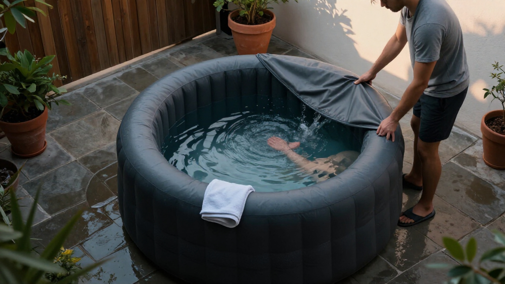 inflatable hot tubs for small patios