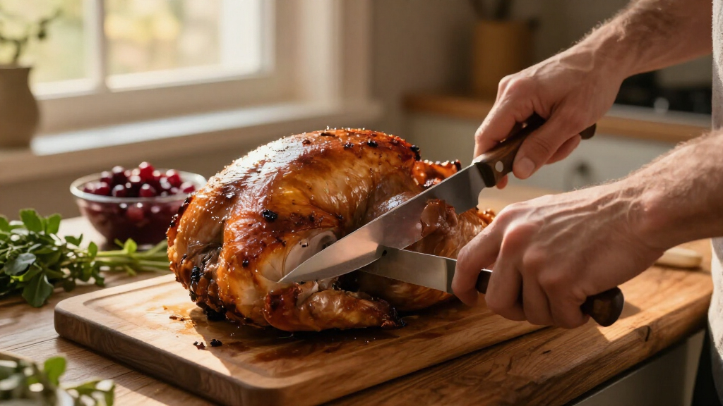 carving knife set for holiday turkey