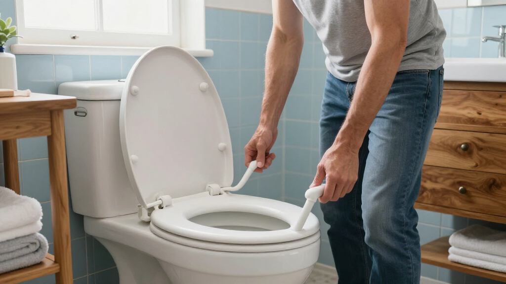 raised toilet seat with arms heavy duty