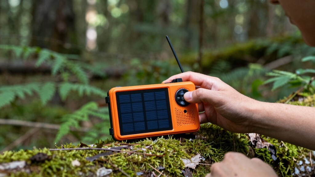 solar-powered emergency radios