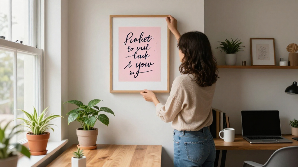 motivational quote wall art