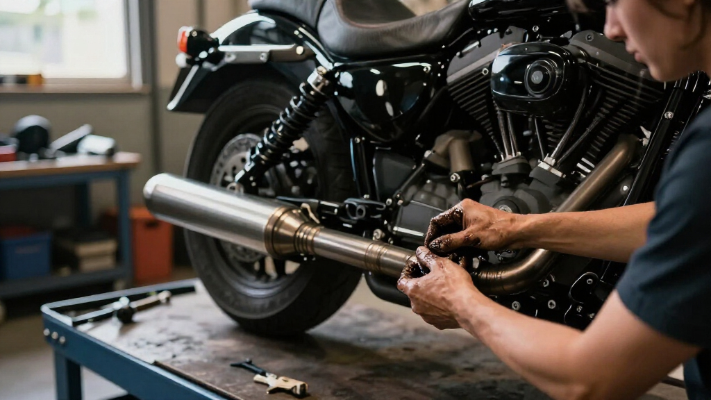 exhaust for harley davidson dyna motorcycles
