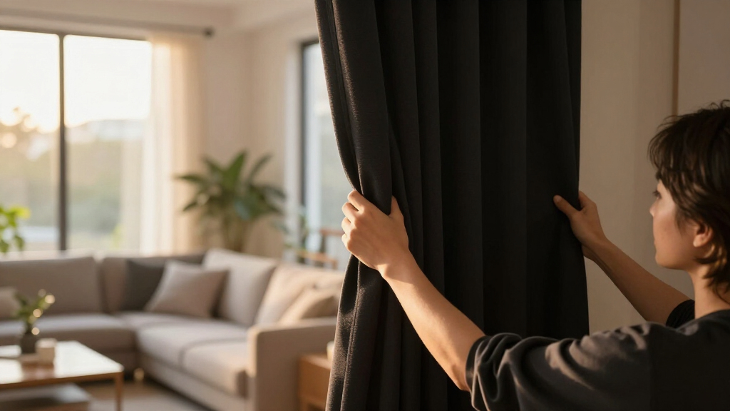 blackout curtains energy saving