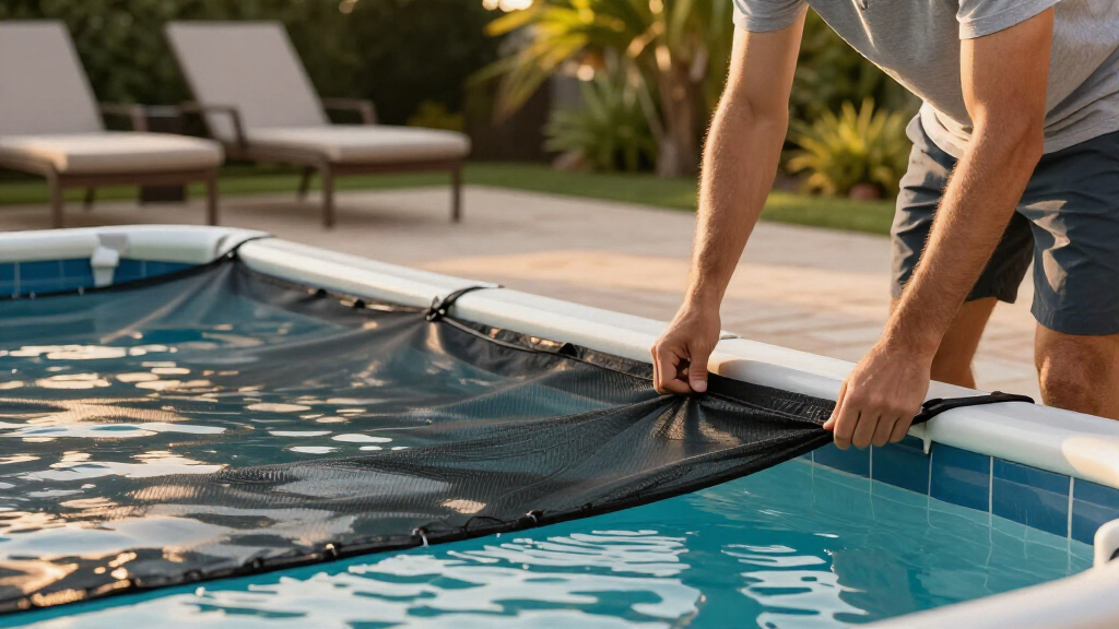 mesh safety covers for custom pools