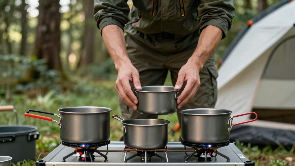 compact camping cookware sets