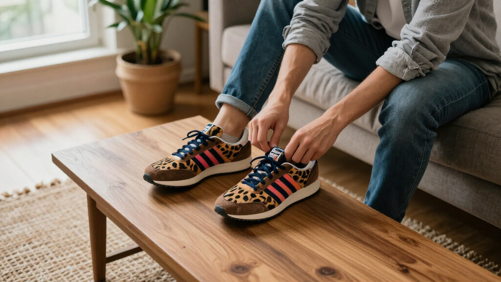 best animal print Adidas sneakers