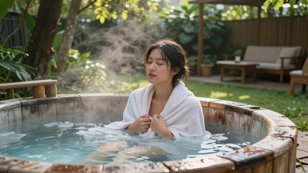 cold plunge tub for home backyard