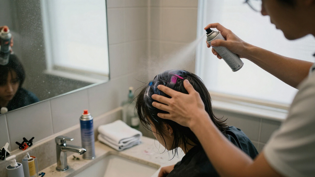 temporary hair color sprays