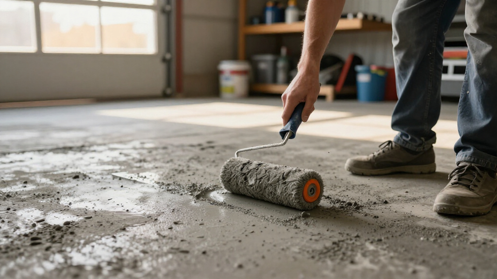 garage floor primer for old concrete