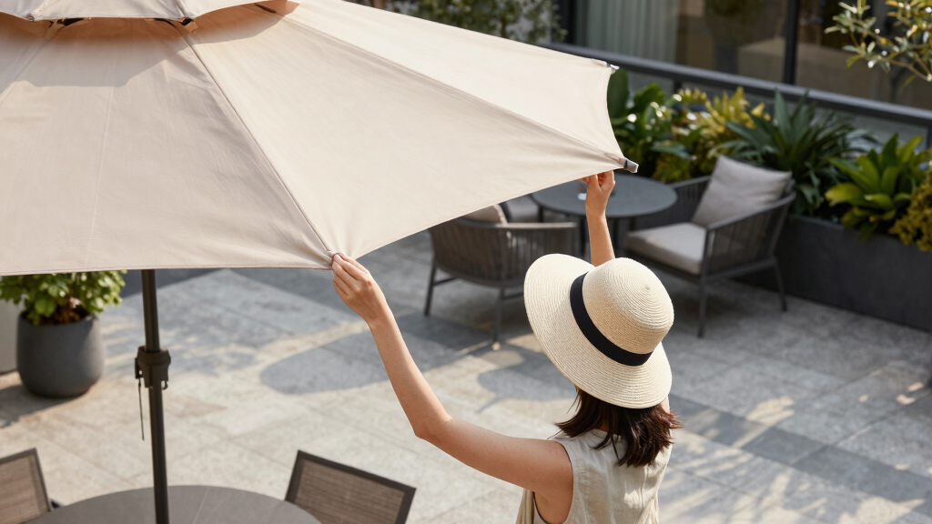 best luxury patio umbrella cantilever
