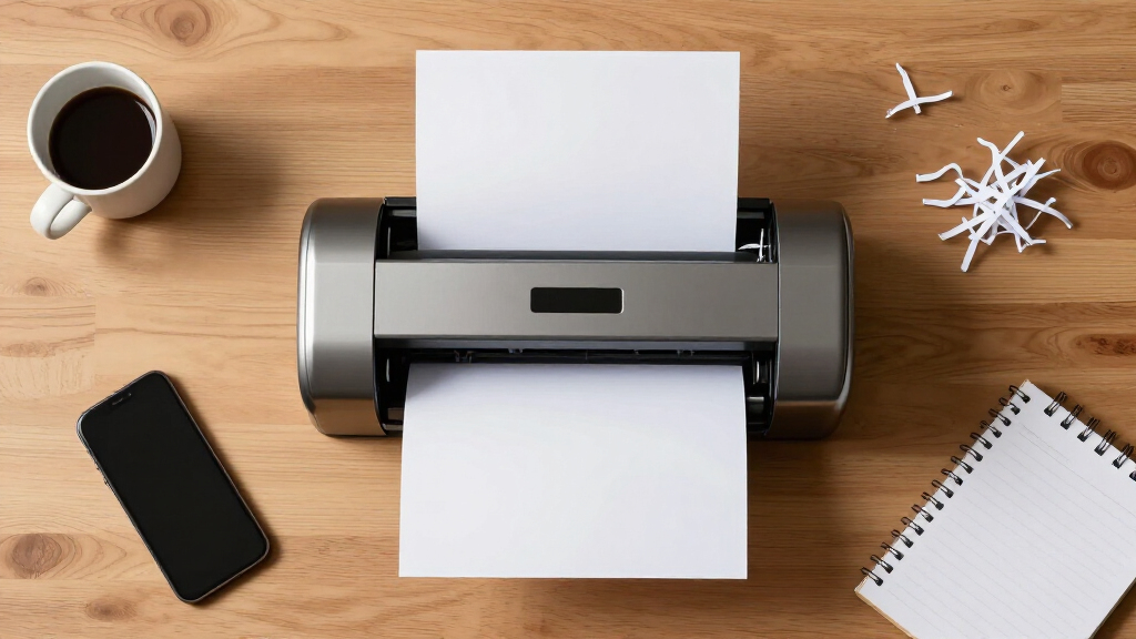 Heavy duty paper shredder for office security