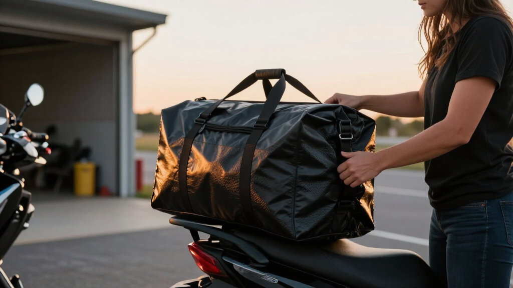 waterproof motorcycle duffel bag large
