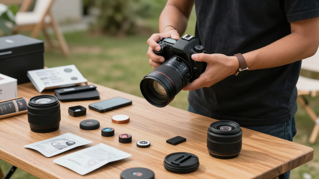 professional dslr camera bundle for product documentation