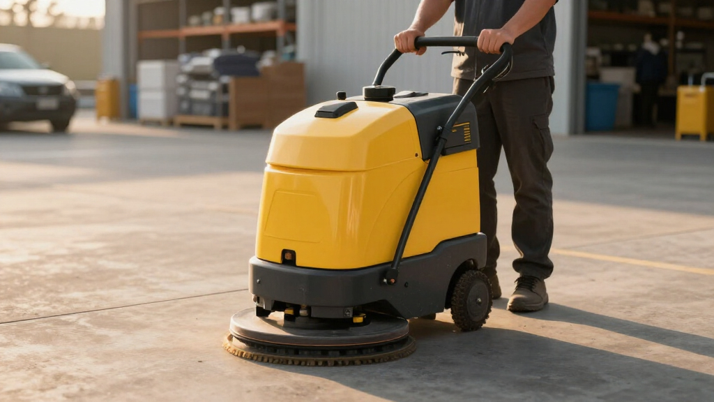 best industrial floor scrubber