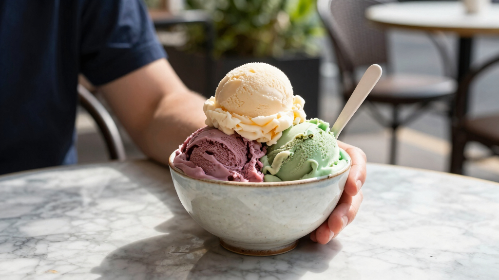 gelato and ice cream bowls
