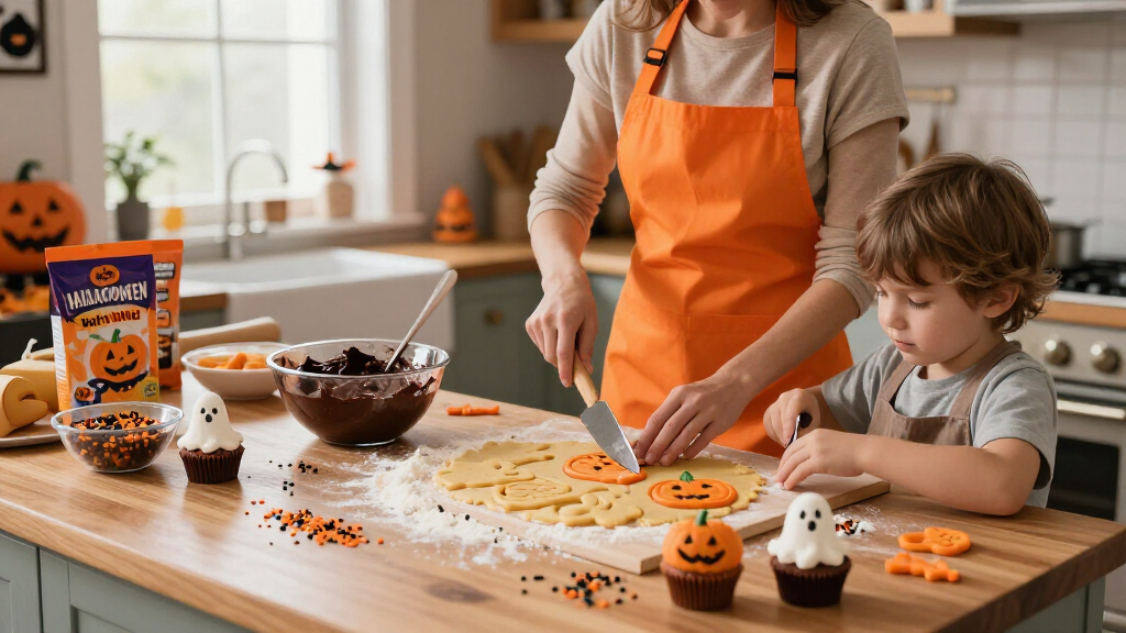 Halloween party baking mixes
