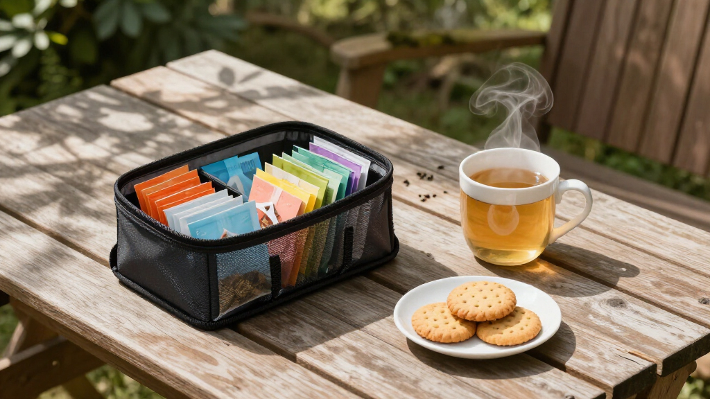 tea bag travel organizer