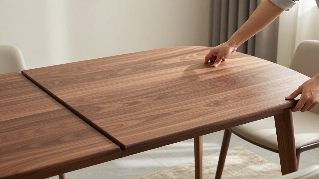 extendable dining table for entertaining