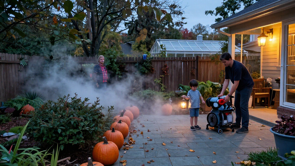 outdoor halloween fog machines