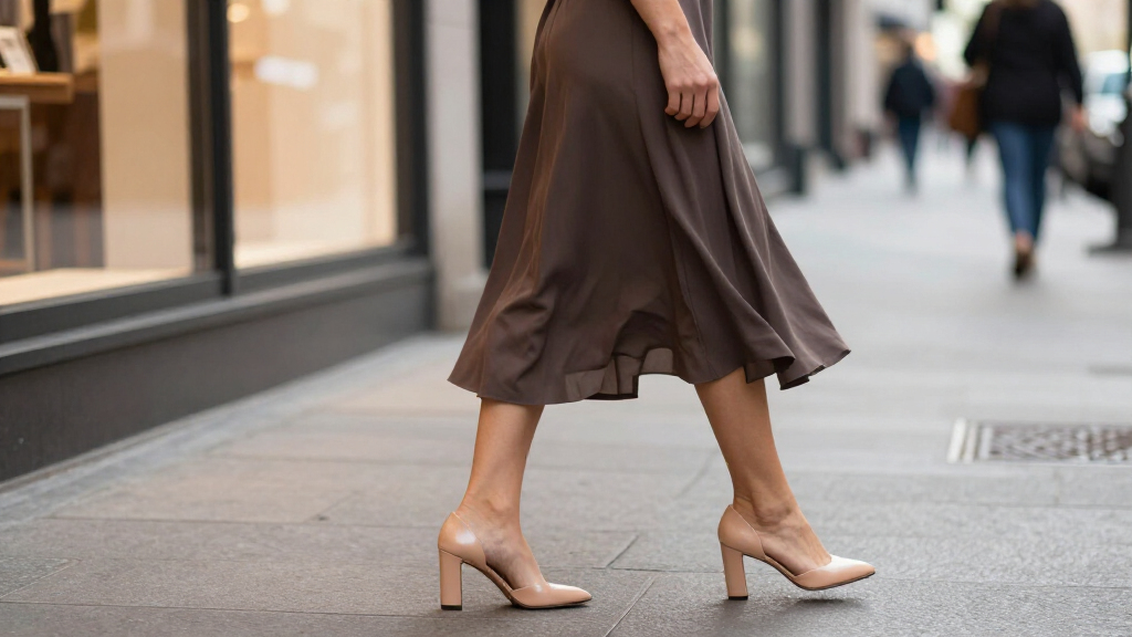 best heels to wear with skirts