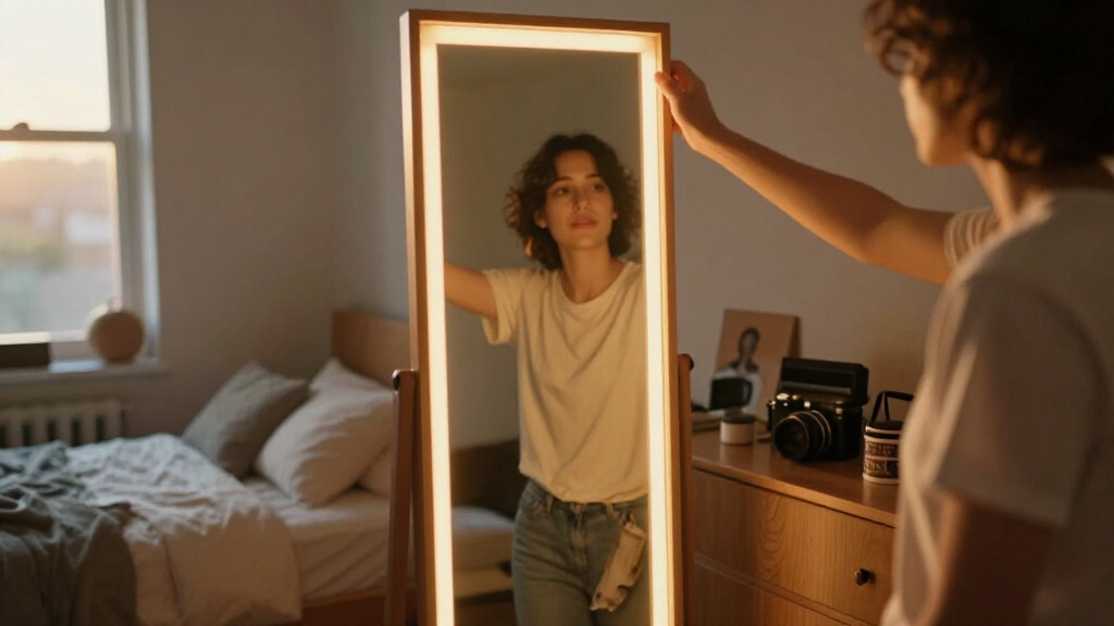 best mirror with LED backlight full length