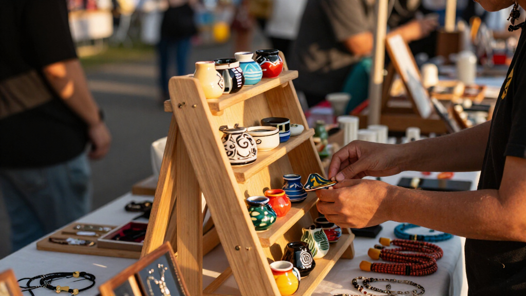 13 Best Display Racks for Craft Shows That Showcase Your Work