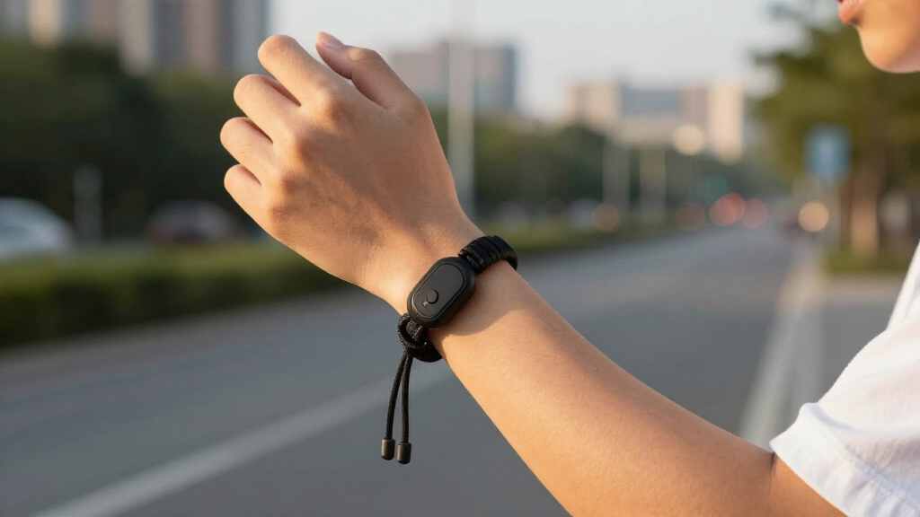 safety bracelet with panic button