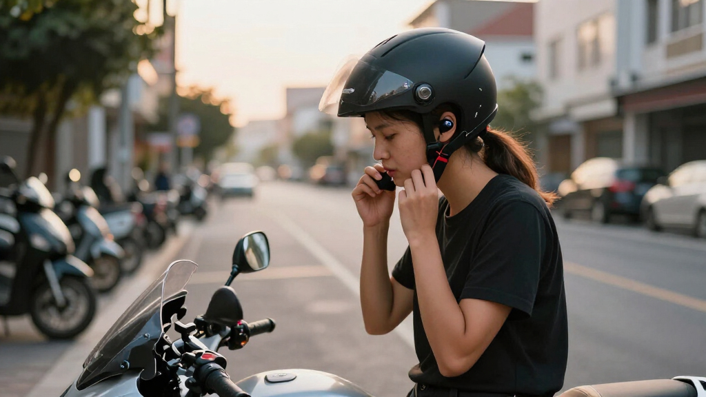 motorcycle helmet Bluetooth communication